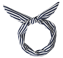 Stripe scarf Hairband