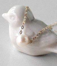14K Marriage Pearl necklace