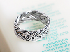 Silver braid ring [9~24호]
