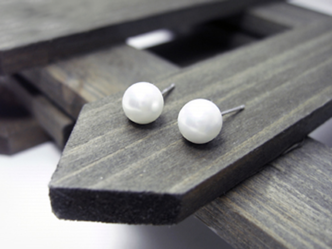 10K/14K Mini pearl earring [진주귀걸이 3-15mm]
