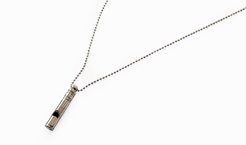 Metallic Whistle necklace