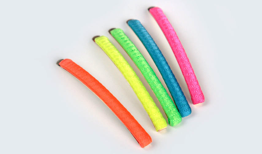 Neon Tinsel stick hairpin