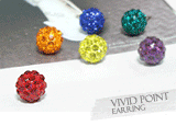 Vivid point earring