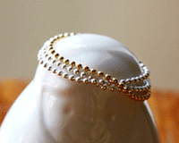 Bubble chain ring