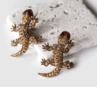 Chameleon earring