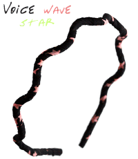 Voice Wave star hairband