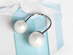 Double Pearl ring