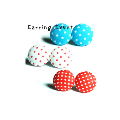 1만원 이상 구매시 Fabric earring