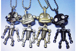 Alien robot necklace