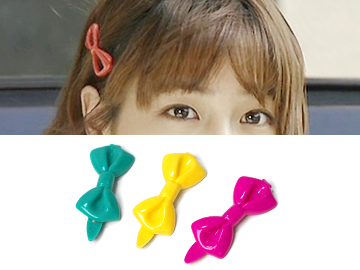 키즈 리본 헤어핀 Kids ribbon hairpin