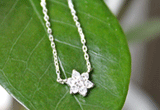 Mini camellia necklace