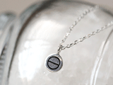 Flat tip necklace
