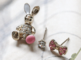 Rabbit ribbon earring