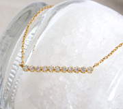 Cubic upright necklace