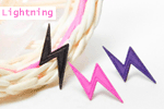 Lightning earring